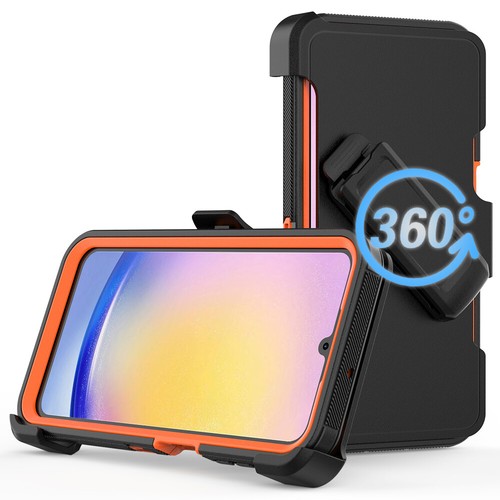 For Samsung Galaxy A25 5G Case+Screen Protector+Belt Clip Fit Otterbox Defender - Picture 7 of 26