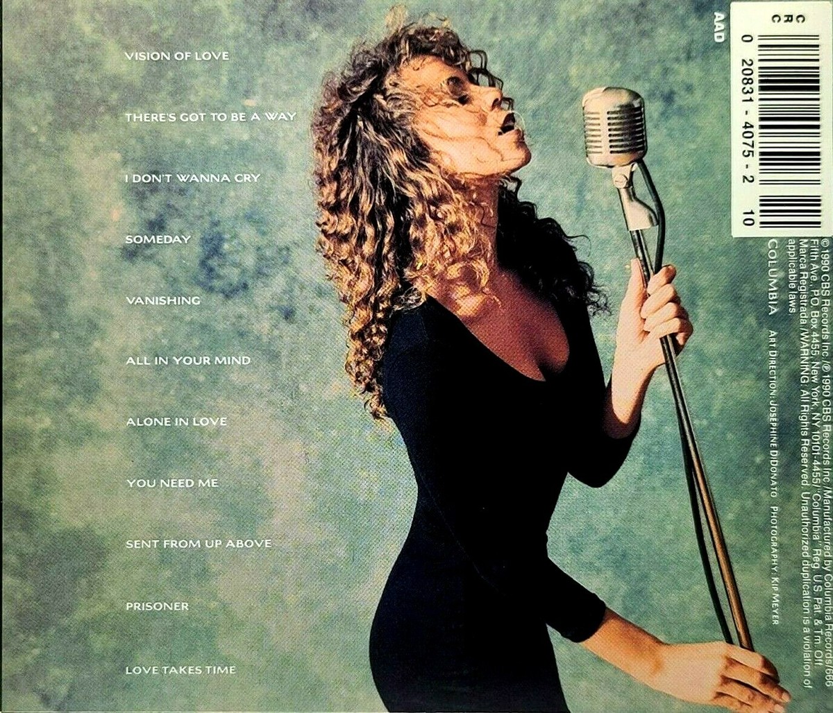 Mariah Carey Self-Titled Columbia CK 45202 CD 1990 EXCELLENT