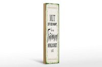 Holzschild Spruch 10X46 Cm Mut Ist Die Kraft Deko Schild