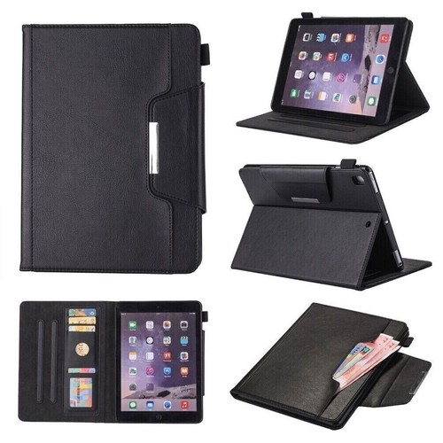 For iPad Mini/Air/Pro 9.7'' 11 12.9 13'' 2024 Magnetic Flip Wallet Leather Case - Picture 8 of 109