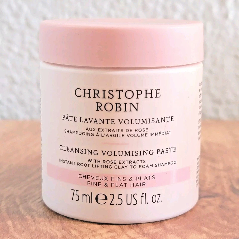 Lot of 3 Christophe Robin CLEANSING VOLUMIZING PASTE w Rose Extracts 2.5 oz 75ml - Image 2 of 4