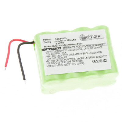 Batterie Akku Ni-MH für DT Systems DT 300 700 Receiver / Transmitter - 300 mAh