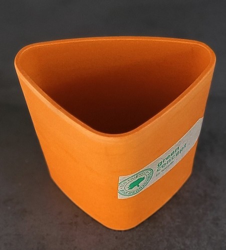 Spirella Trix Eco Badset Orange 5 Teilig Dreieck-Design. aus Bambushäcksel - Picture 9 of 10