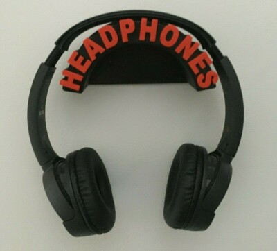 Kopfhörer Wandmontage für Gaming Headset Aufhänger Wählen Sie Ihre Schriftfarbe