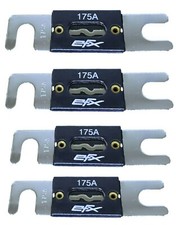 2 Pair 175 Amp ANL Wafer Fuses Platinum Plated Car Boat Power and Audio