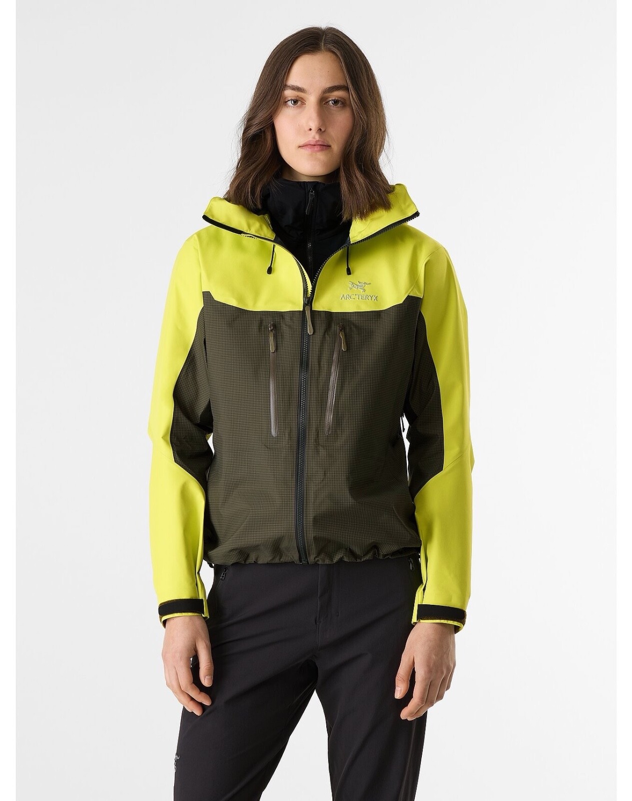 Giacca a guscio impermeabile nuova con etichette Arc'teryx Alpha Goretex donna nuova con etichette L $700