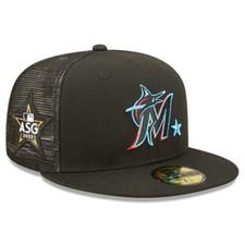 Miami Marlins New Era 2022 MLB All-Star Game Workout 59FIFTY Fitted Hat Cap New
