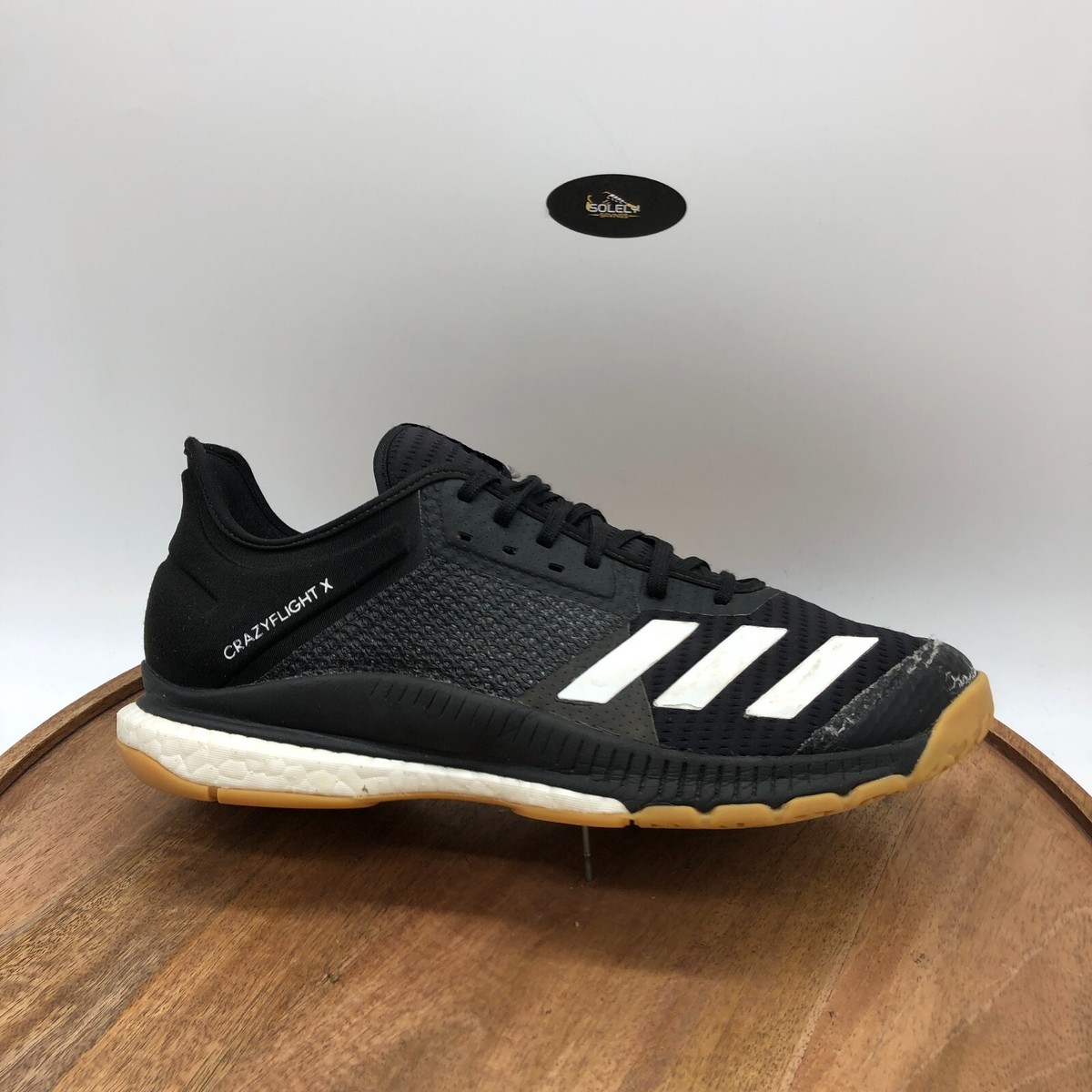 Adidas Womens Crazyflight X 3 D97832 Black Gum Volleyball 