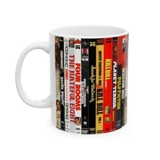 Quentin Tarantino Ceramic Mug, Kill Bill, Pulp Fiction, Django Film Mug Movie