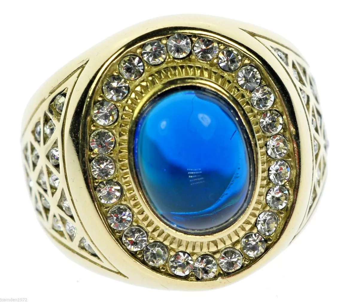 Blue luster shop cz rings