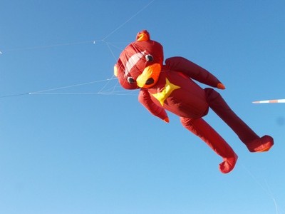- Teddy stabloser Einleinerdrachen