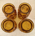 Moon & Star Amber 11 Oz Tumbler Set Of 4. New, Old Stock. 4222-2 4 3/4” — photo 4