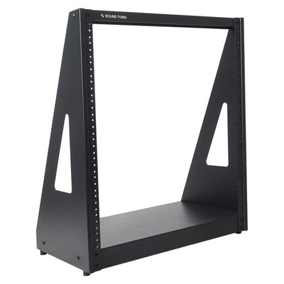 12U 2-Post Heavy-Duty Open-Frame Rack, for Audio/Video, Network Switches, Ser...