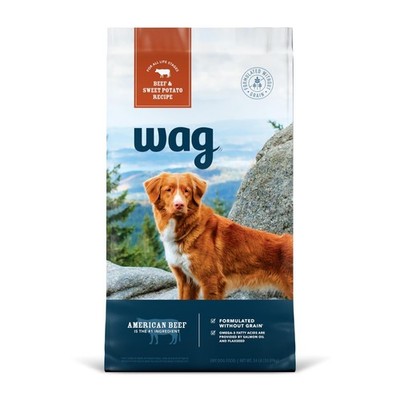 Grain-Free Dry Dog Food with Beef & Sweet Potato, 24 lb Bag, Healthy Nutrition