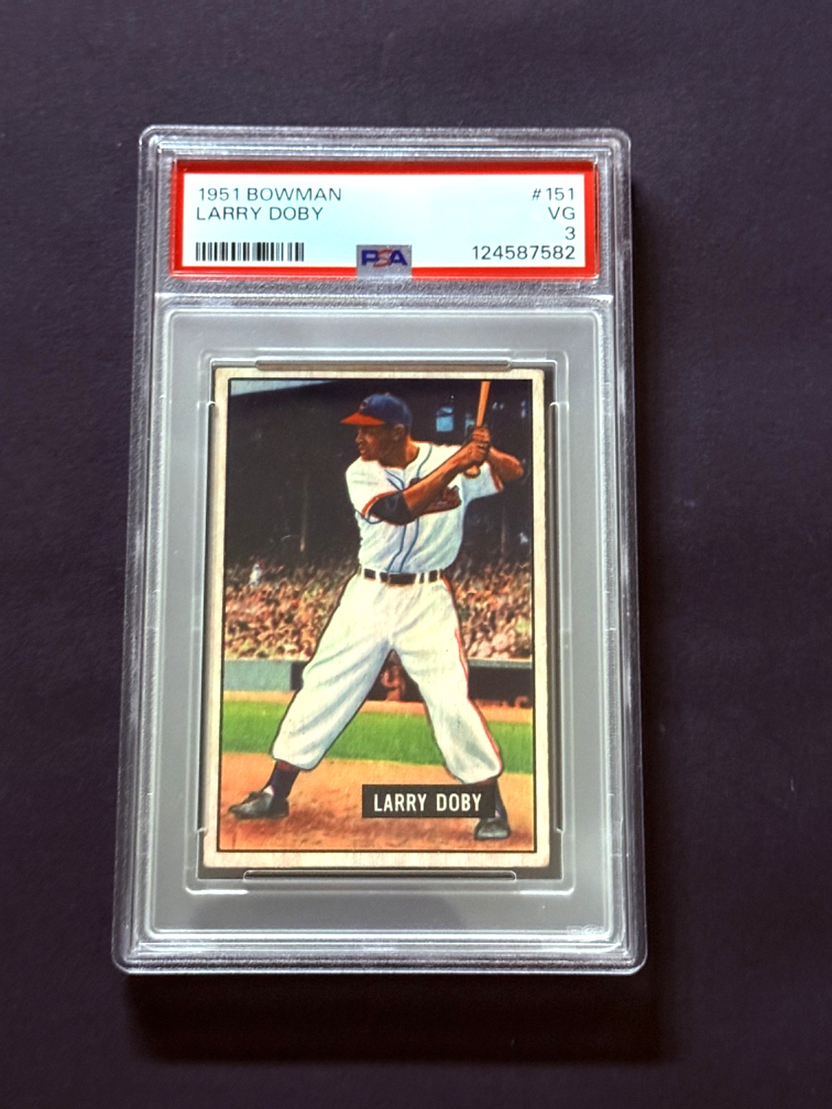 1951 Bowman #151 Larry Doby PSA 3