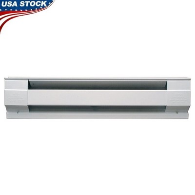 Electric Baseboard Heater 1000W Hardwired Zone Indoor 120V Thermostat Required
