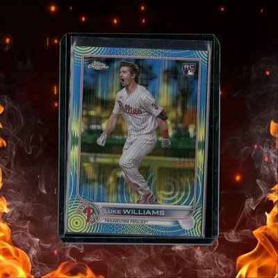 2022 Topps Chrome Luke Williams Sonic Blue/Yellow Rookie 49/75 #170