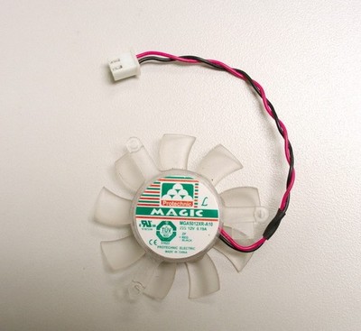 45mm Fan 2 Pin Nvidia GT430 620 Video Card Magic MGA5012XR-A10 (TCM5010-12RF)