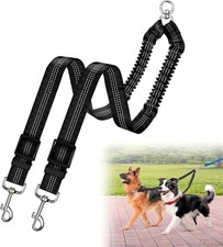 Double Dog Leash for Two Dogs, Professional No Tangle 360  Swivel Coupler with S