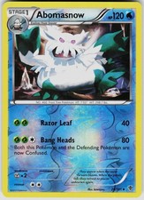 Abomasnow 26/101 Uncommon Plasma Blast Pokemon Reverse Holo Near Mint