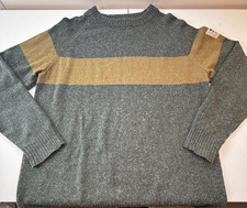Columbia Wool Cotton Pullover Crewneck Sweater Mens XL Green Beige Tan