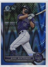2022 Bowman Chrome Prospects Blue RayWave Refractor 9/150 Benny Montgomery 0v0m