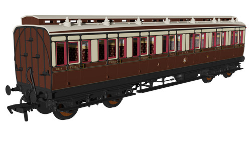 978016 Rapido Trains OO GWR "Evolution" Non-Corridor Composite No.8233 | Zustand: New