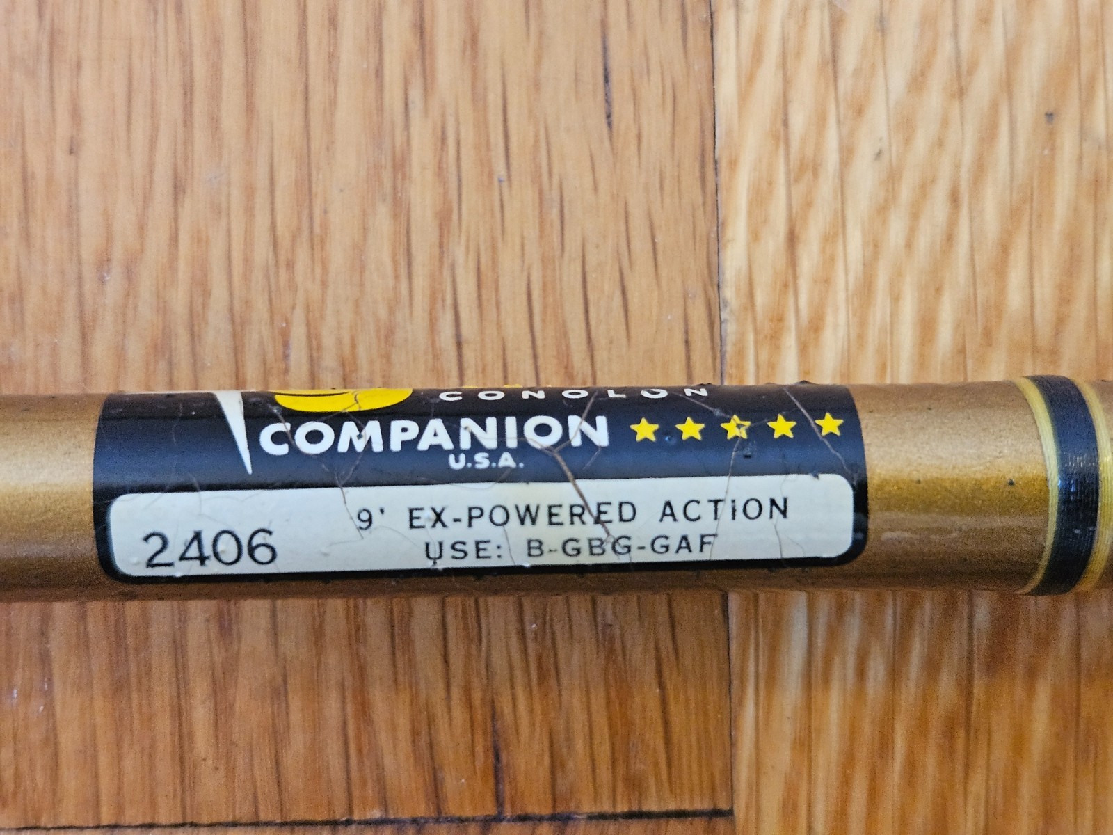 Garcia Conolon Companion 2406 5 Star 9' fly rod Made in USA L@@K!
