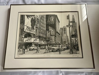 Elliot Engel  Hello Broadway  Framed Print Scarface La Cage Signed Numbered Rare
