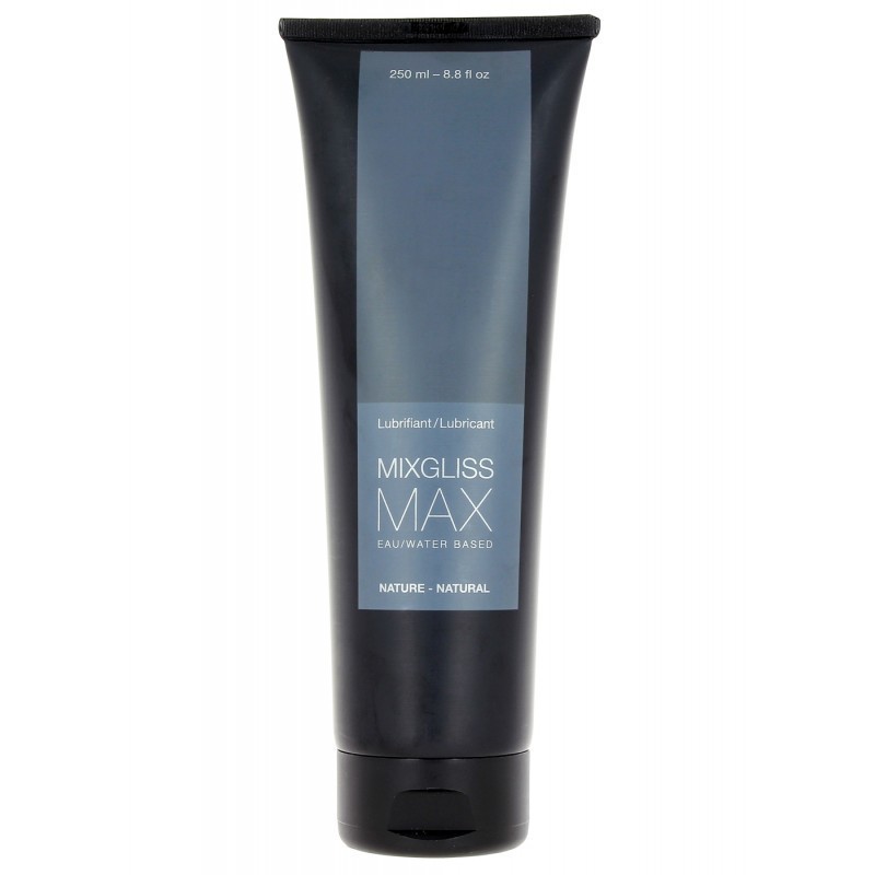 Lubrifiant intime relaxant 250ml à base d'eau texture gel non collant