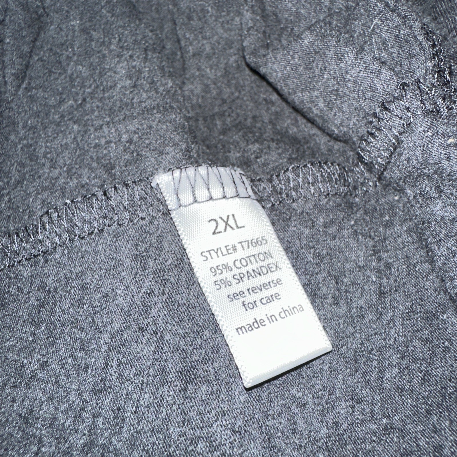 Active Basic Women’s Plus 2XL Junior Top Gray Lon… - image 6