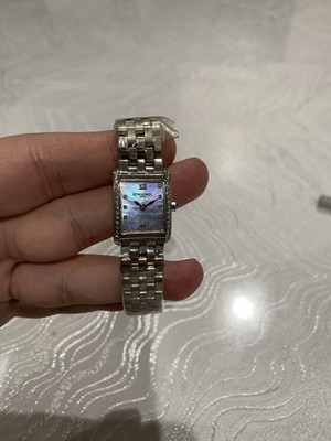 Raymond Weil Geneve Diamond Accent Mother of Pearl Quartz Stainless Steel Watch
