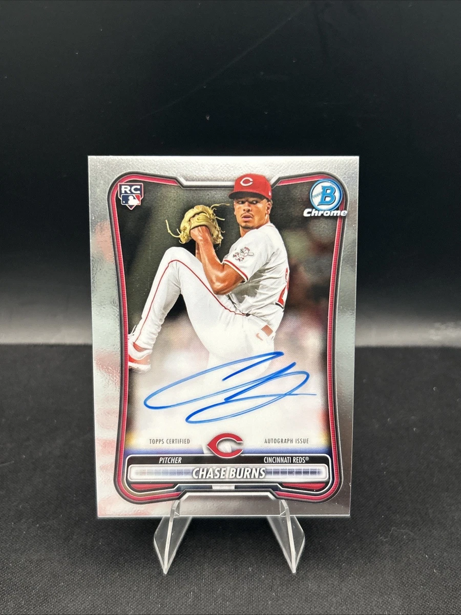 チャップマン ボウマンオート リフラクター Bowman Cincinnati Reds Baseball Autographed Sports Trading Cards