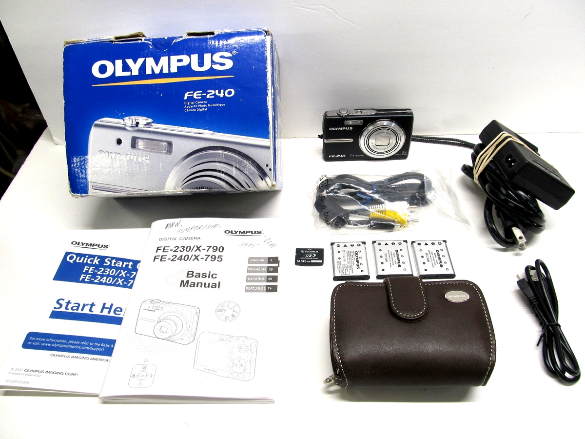 Olympus Stylus FE-240 7MP Digital Camera - Silver - Grade A (225940) 50332400429