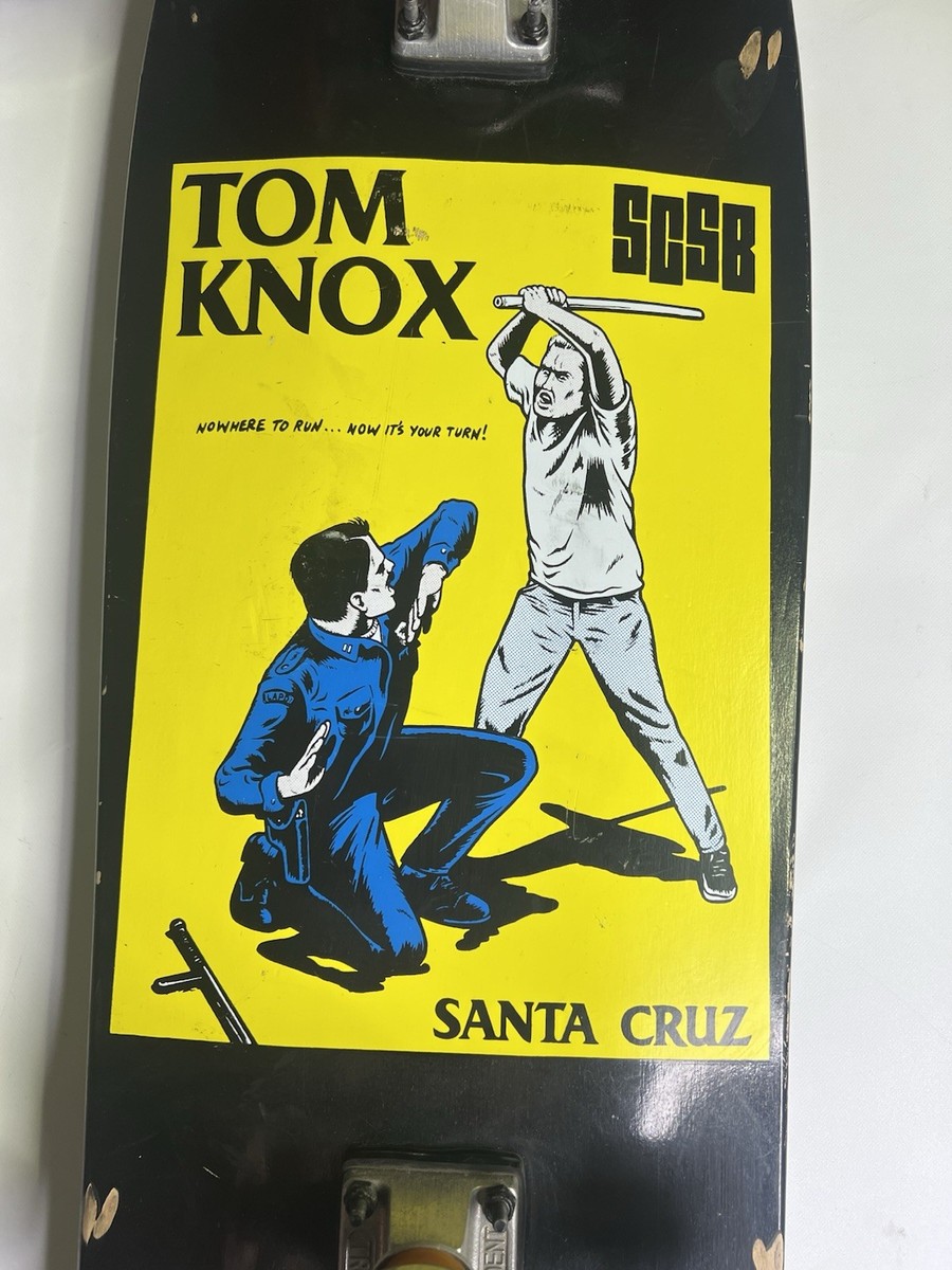 SANTA CRUZ Tom Knox Cop Beater Graphic Complete Skateboard