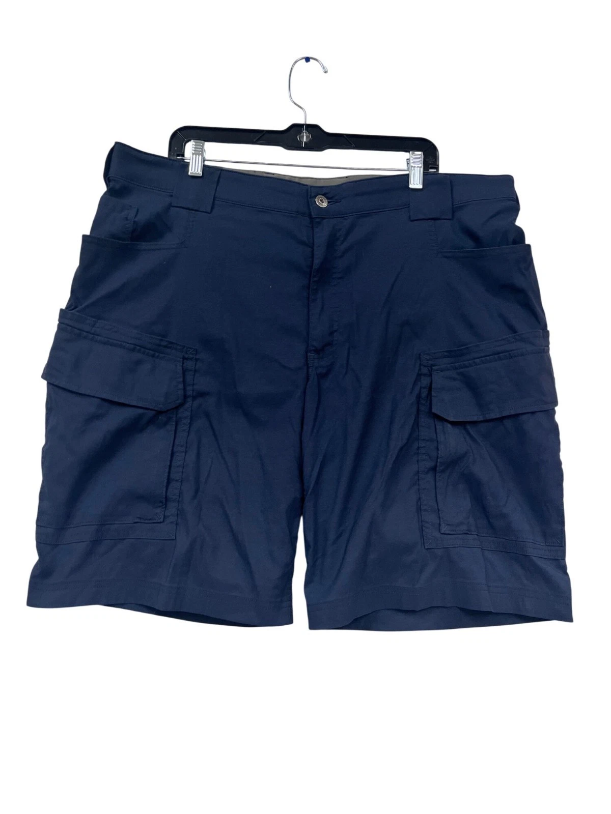 Duluth Cargo Shorts Navy Relaxed Fit Size 40 #674A