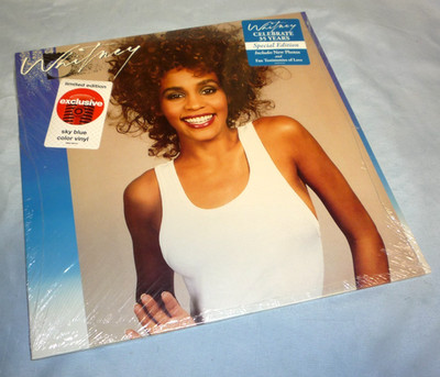 WHITNEY HOUSTON ''Whitney 35 Years'' Limited Edition SKY BLUE Vinyl LP SEALED NEW!