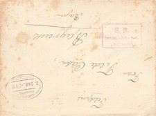 125729) Bahnpost Oval L&uuml;ttich-Bleyberg-Aachen 1915, Feldpost S.B. .... Bayreuth
