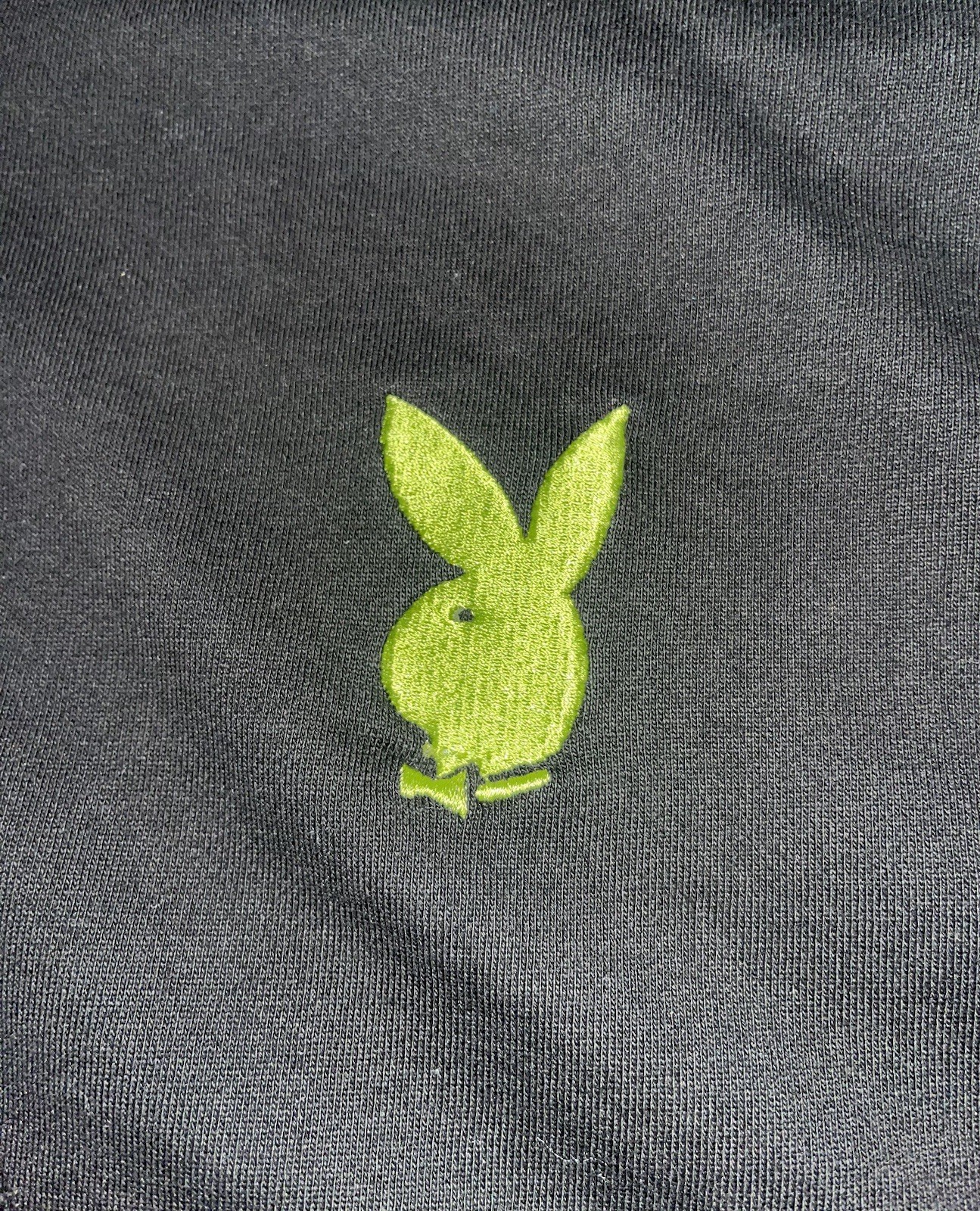 Playboy X Misguided Hoodie Black/Neon Size US 6 Oversized Women’s Discontinued image 4