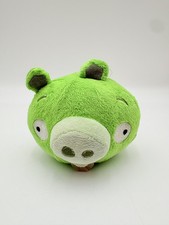 Angry Birds Green Pig Plush Hartz Rovio Commonwealth No Sound Leonard Set 6"