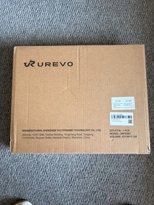 Urevo Faltbare Laufbandmatte Brandneu Schwarz