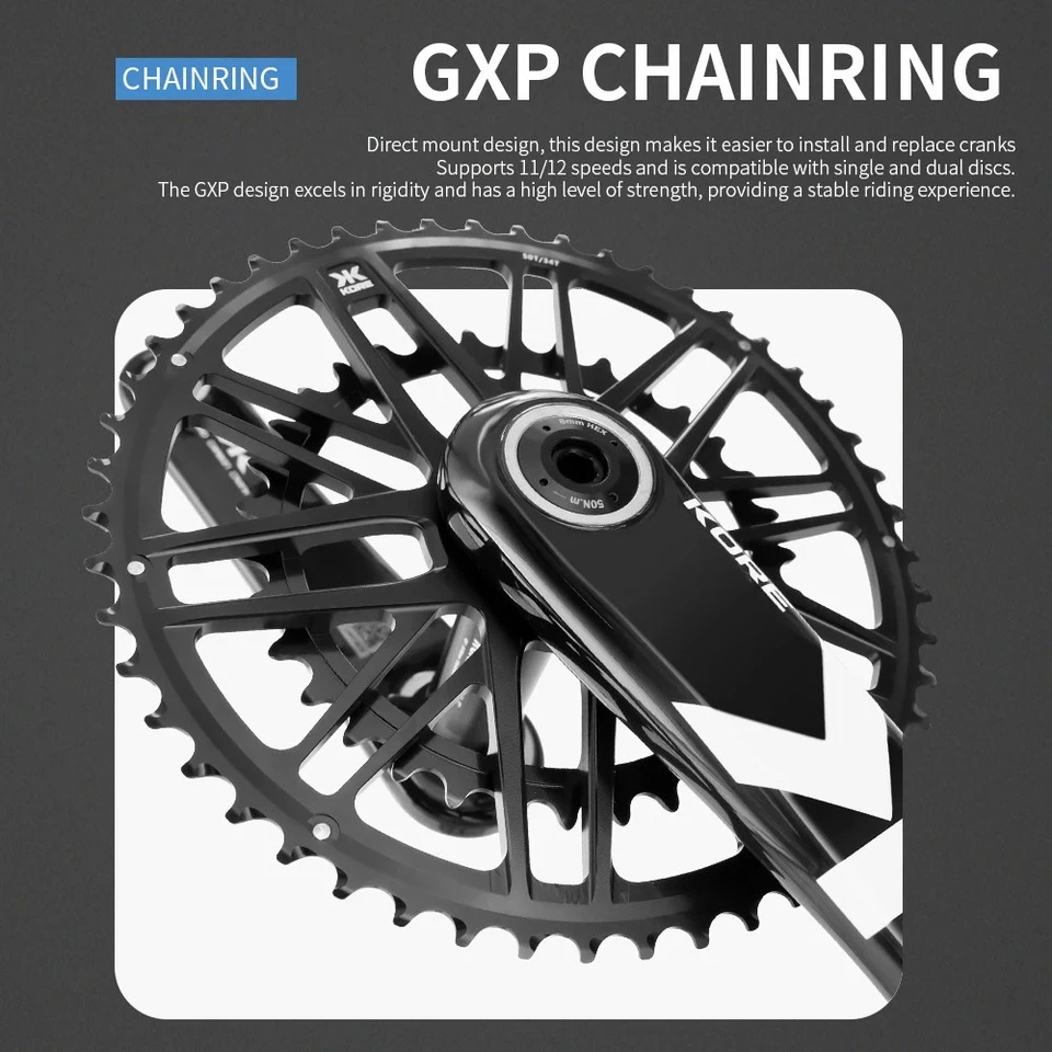 Карбоновая Кривошипная Система для Дорожного велосипеда 165/170/172.5 мм Шатуны с Одной/Двойной Передней звездочкой - Изображение 4 из 4