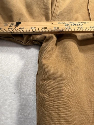 Dickies Detroit Style Work Jacket Brown Canvas Blanket Lined Est XL image 15