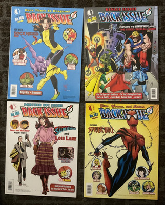 Back Issue magazine 4 issue lot 165, 166, 167, 168 Twomorrows publishing All New