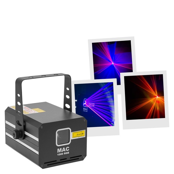 Mac Mah 1000 RGB Animationslaser DMX Showlaser DJ Disco BüHne Laser Club-image