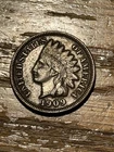 1909 Extremely Fine (XF) Indian Head Penny Cent!  Diamonds And Full Liberty