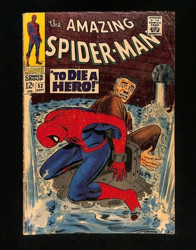 Amazing Spider-Man #52 VG- 3.5 3rd Appearance Kingpin! Romita Cover! Marvel 1967