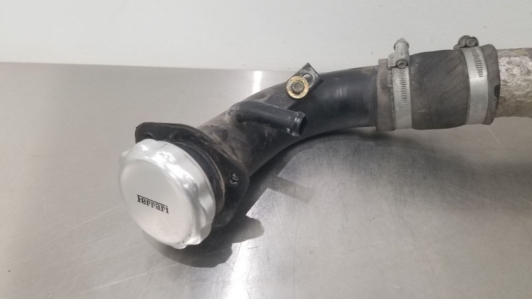 1990 FERRARI TESTAROSSA FUEL FILLER NECK PIPE WITH CAP