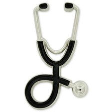 's Medical Doctor Nurse Stethoscope Enamel Lapel Pin   1 Piece