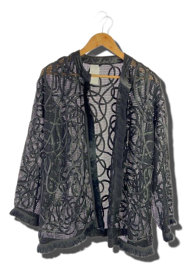 AMERI MEDI TAPE EMBROIDERY MES Jacket Free Polyes… - image 1